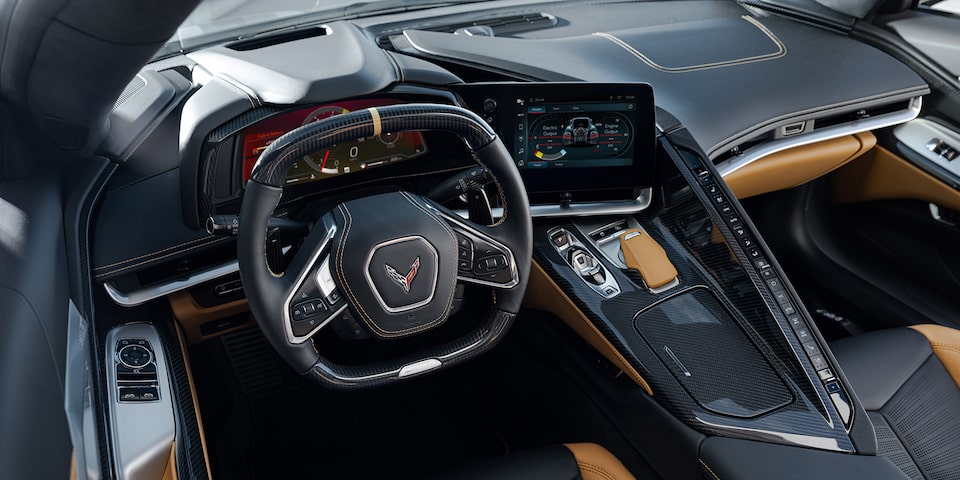 Corvette E-ray 2023 technology dashboard